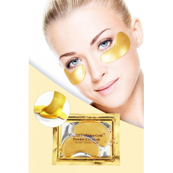 Gappo Gözaltı Altın Maske 5 Adet Kolajen Maske Gözaltı Morluk Gold Collagen