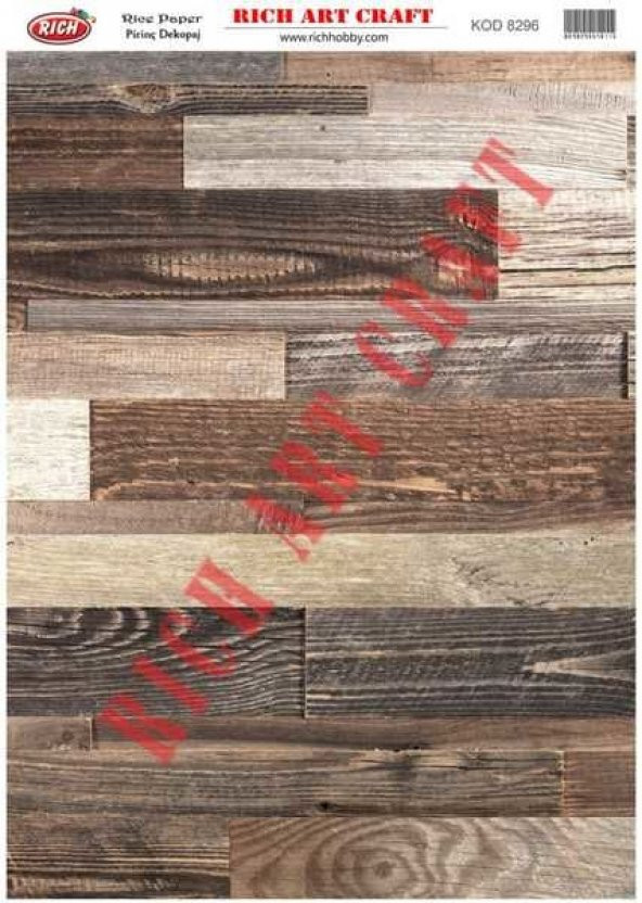 Rich Pirinç Dekopaj Kağıdı Model 8296