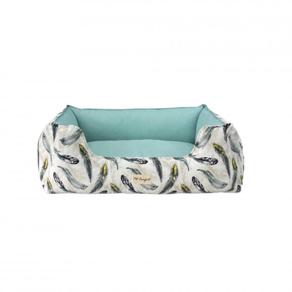 Pet Comfort Alpha Köpek Yatağı Mint/Beyaz L 105X85cm