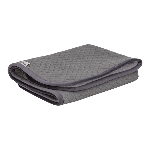 Pet Comfort Lodix Mirinda Gri Kedi ve Köpek Battaniyesi S 50x70cm - Resim 2