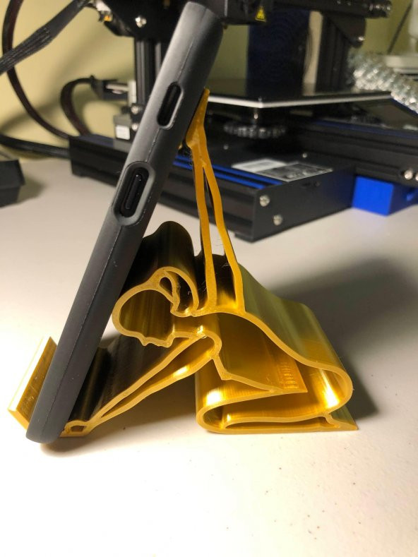 Diz çökmüş Kız Telefon Standı Masaüstü Tutucu Stant Stand
