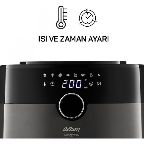 Arzum AR2074-B Airtasty XL Airfryer Sıcak Hava Fritözü - Bakır - 3