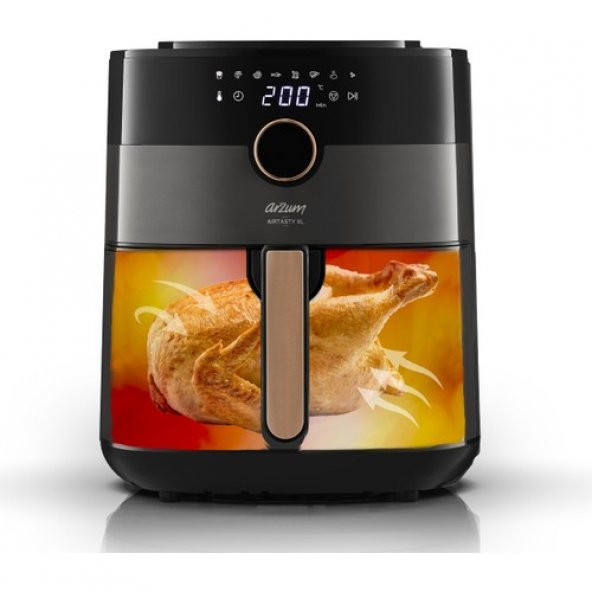 Arzum AR2074-B Airtasty XL Airfryer Sıcak Hava Fritözü - Bakır - 7