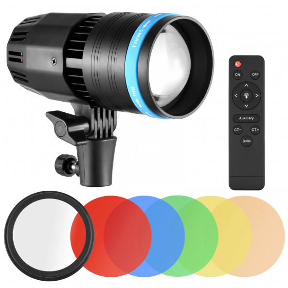 Deyatech 50W 5500K kompakt odaklama Video ışığı Fotoğraf Spot Işığı Video Ve Dövme Işıgı - 3