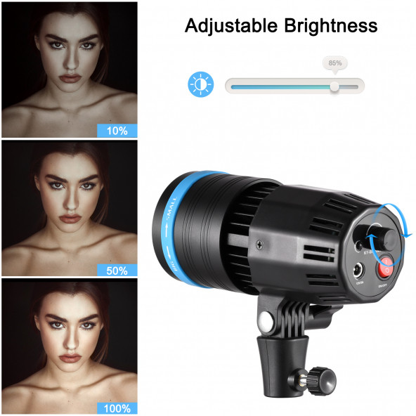 Deyatech 50W 5500K kompakt odaklama Video ışığı Fotoğraf Spot Işığı Video Ve Dövme Işıgı - 4