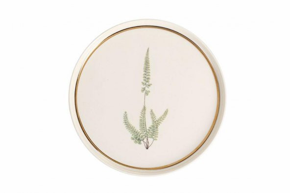 Porland Botanical Desen1 Düz Tabak 21 cm 04ALM00S040