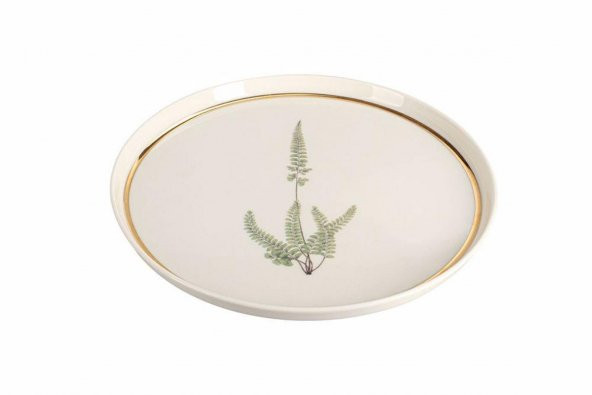 Porland Botanical Desen1 Düz Tabak 21 cm 04ALM00S040 - Resim 3