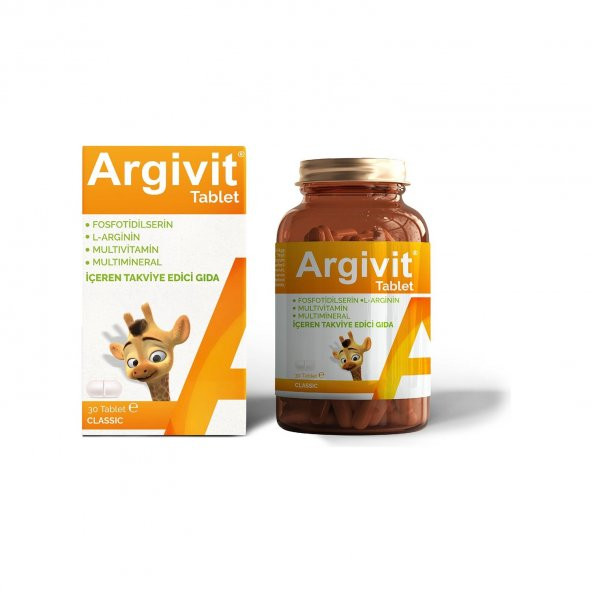 Argivit 30 Tablet 8680618036701 ürün görseli