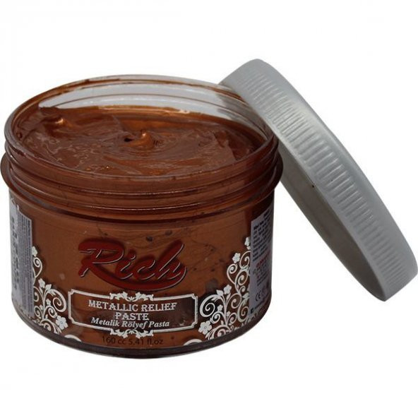 Rich Metalik Rölyef Pasta 150 cc. BAKIR