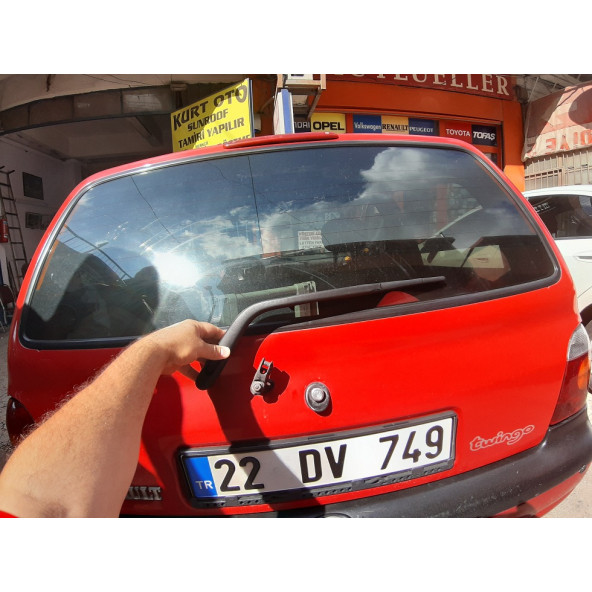 Renault Twingo Arka Cam Silecek Silgi Süpürgesi ve Kolu yan sanayidir su fiskiyesi yoktur - 3