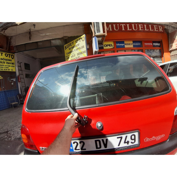 Renault Twingo Arka Cam Silecek Silgi Süpürgesi ve Kolu yan sanayidir su fiskiyesi yoktur - 4