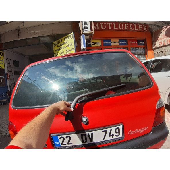 Renault Twingo Arka Cam Silecek Silgi Süpürgesi ve Kolu yan sanayidir su fiskiyesi yoktur - 5