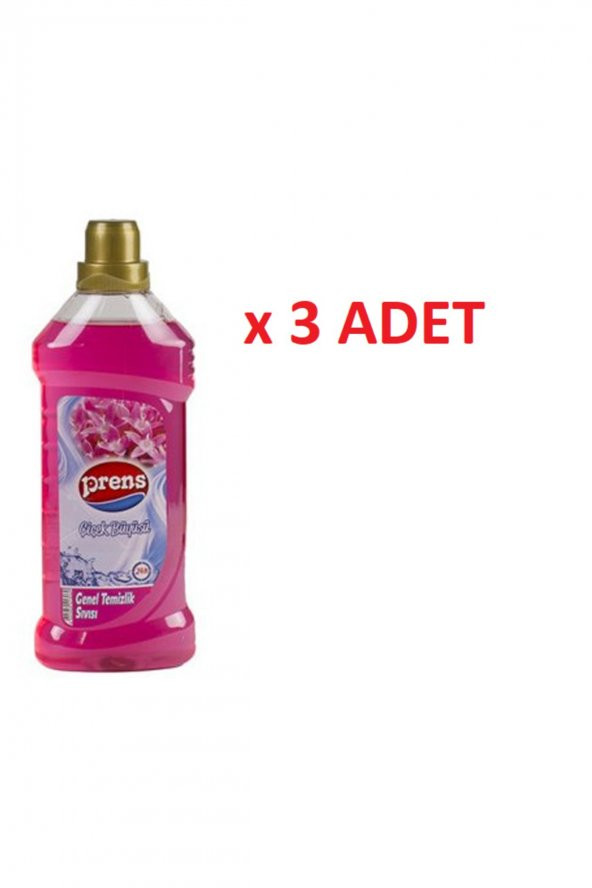 PRENS GENEL TEMİZLİK SIVISI ÇİÇEK BÜYÜSÜ 1000 ML.(3 ADET)