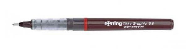 Rotring Tikky Graphic Teknik Çizim Kalemi 0.8 SİYAH