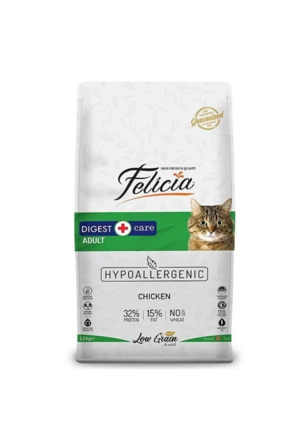 Felicia Yetişkin Tavuklu Kedi Maması 12 kg