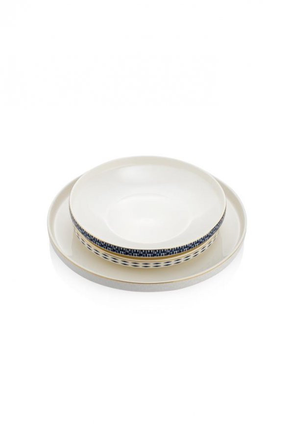 Schafer Adel Self Yemek Takımı-56 Parça Gold