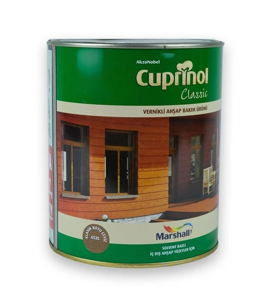 Cuprinol Vernikli Ahşap Bakım Ürünü Klasik Koyu Ceviz 2,5 L