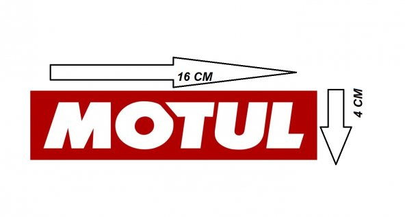 MOTUL ETİCKET STİCKER 16 cm-4 cm