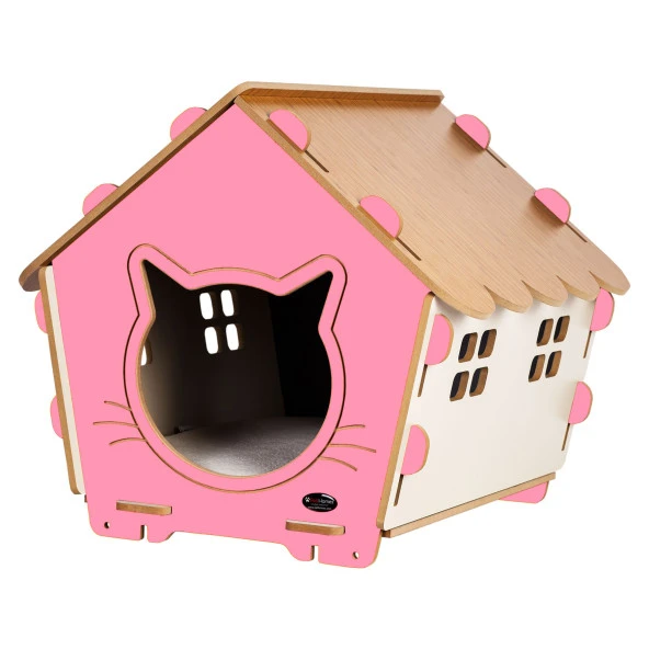 Patihomes XL Kedi Evi - Kedi Kulübesi - Minderli - 4
