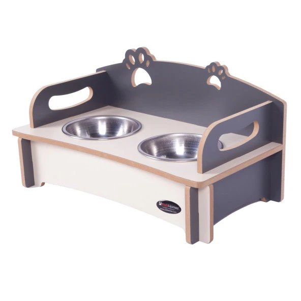 Pati Homes Kedi - Köpek  Mama Kabı 2li - Kedi Mama Su Kabı - 3