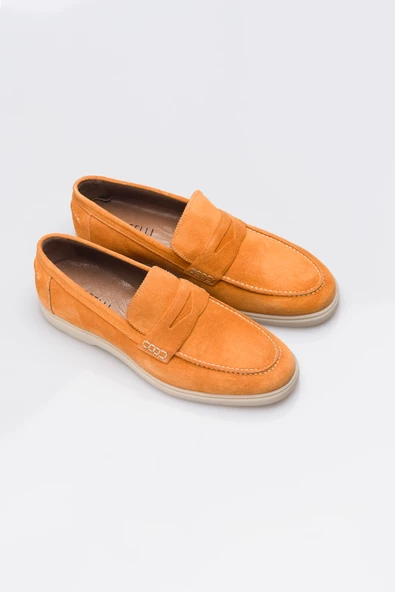 Süet Kauçuk Taban Bağcıksız Corcik Erkek Ayakkabı - 4