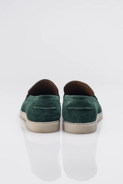 Süet Kauçuk Taban Bağcıksız Corcik Erkek Ayakkabı - 10