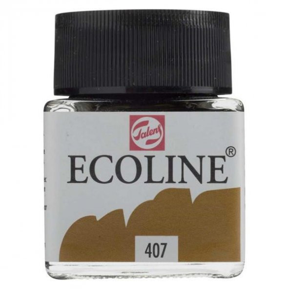 Talens Ecoline Sıvı Suluboya 30 ml. 407 Deep Ochre