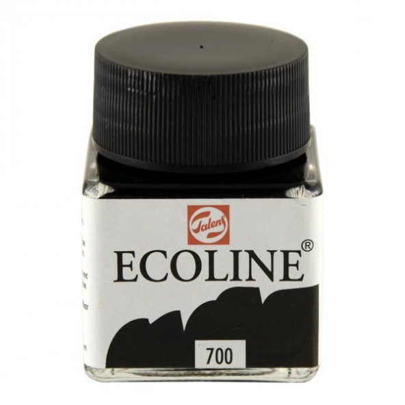Talens Ecoline Sıvı Suluboya 30 ml. 700 Black ürün görseli