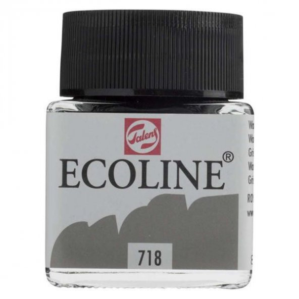 Talens Ecoline Sıvı Suluboya 30 ml. 718 Warm Grey ürün görseli