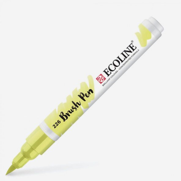 Talens Ecoline Brush Pen Fırça Uçlu Kalem 226 Pastel Yellow