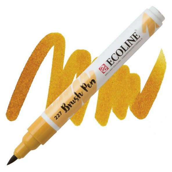 Talens Ecoline Brush Pen Fırça Uçlu Kalem 227 Yellow Ochre ürün görseli 1
