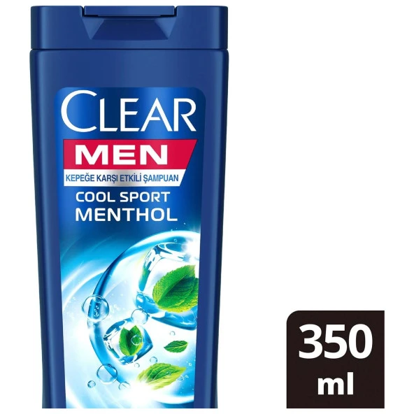 Clear Men Şampuan Cool Sport Mentol 350 Ml