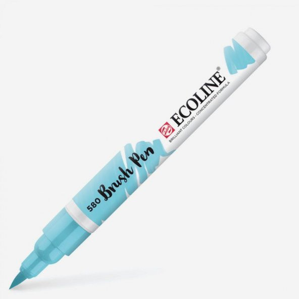 Talens Ecoline Brush Pen Fırça Uçlu Kalem 580 Pastel Blue