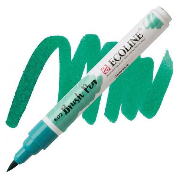 Talens Ecoline Brush Pen Fırça Uçlu Kalem 602 Deep Green