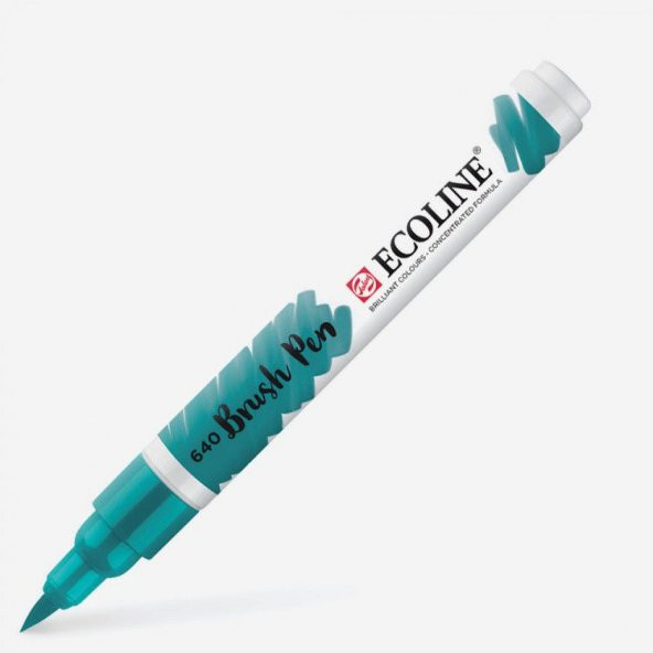 Talens Ecoline Brush Pen Fırça Uçlu Kalem 640 Bluish Green