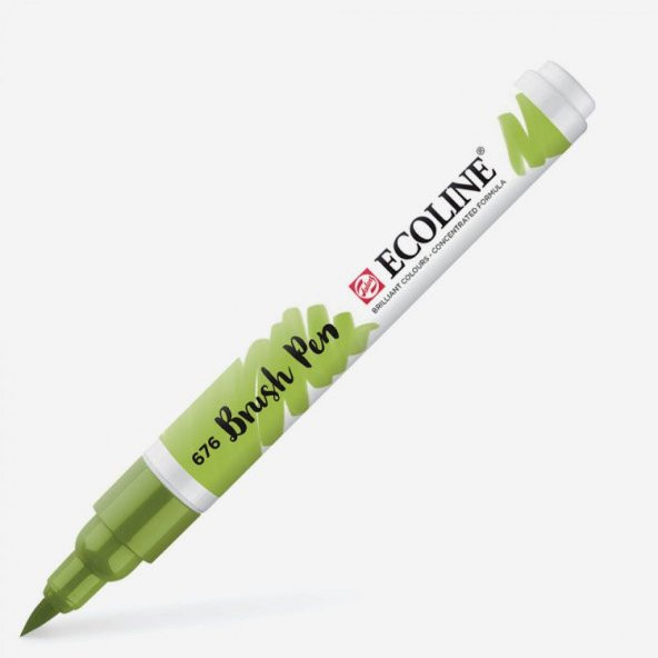 Talens Ecoline Brush Pen Fırça Uçlu Kalem 676 Grass Green