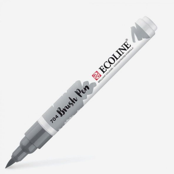 Talens Ecoline Brush Pen Fırça Uçlu Kalem 704 Grey