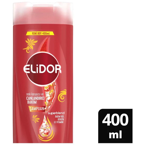 Elidor Şampuan Renk Koruyucu Canlandırıcı Bakım 400 Ml