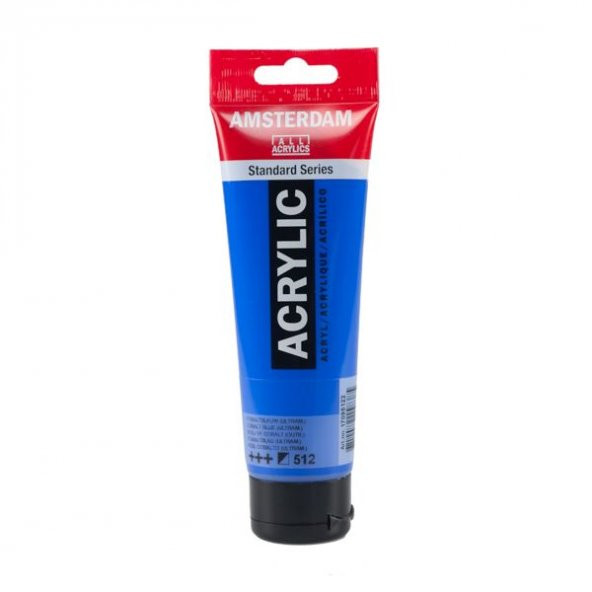 Talens Amsterdam Akrilik Boya 120 ml. 512 Cobalt Blue (Ultramarine)