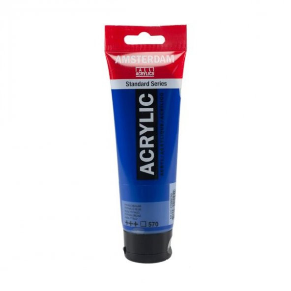 Talens Amsterdam Akrilik Boya 120 ml. 570 Phthalo Blue