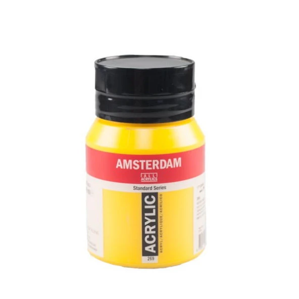 Talens Amsterdam Akrilik Boya 500 ml. 269 Azo Yellow Medium