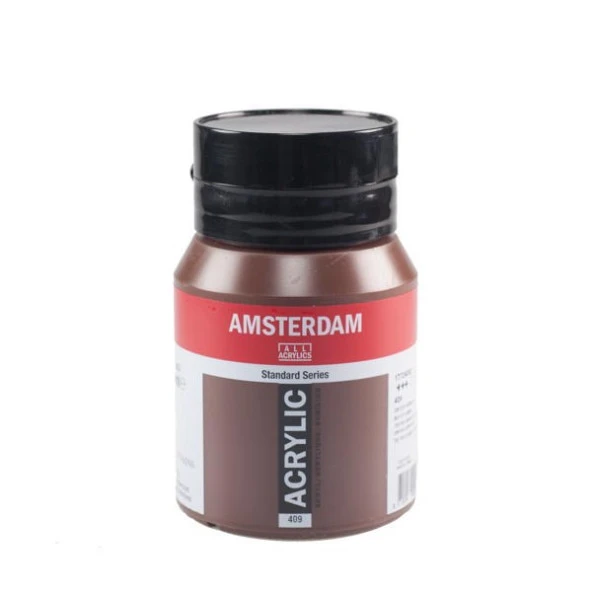 Talens Amsterdam Akrilik Boya 500 ml. 409 Burnt Umber