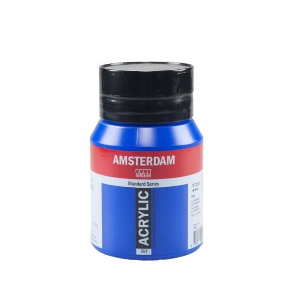 Talens Amsterdam Akrilik Boya 500 ml. 504 Ultramarine