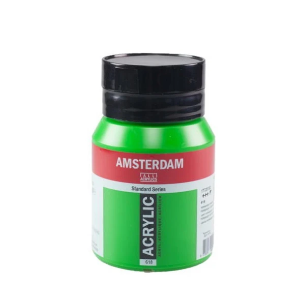 Talens Amsterdam Akrilik Boya 500 ml. 618 Permanent Green Light