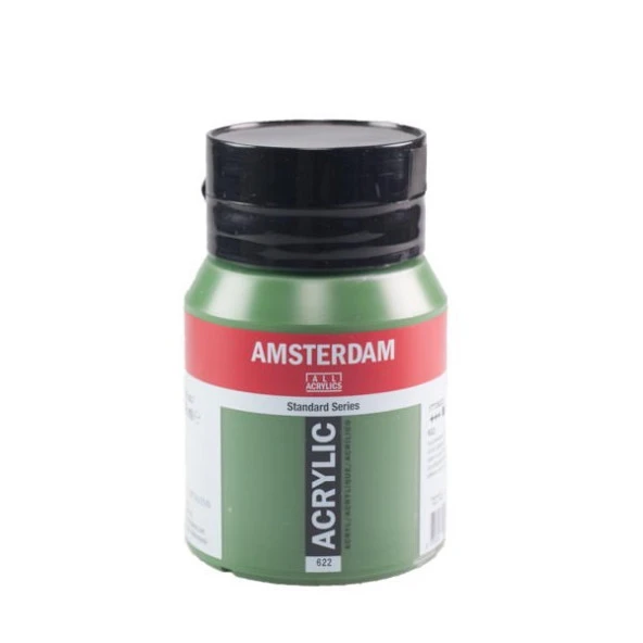 Talens Amsterdam Akrilik Boya 500 ml. 622 Olive Green Deep