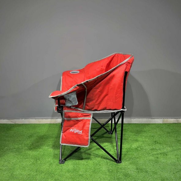 Argeus Nevgrande Comfort Katlanabilir Kamp Sandalyesi Kırmızı - 5