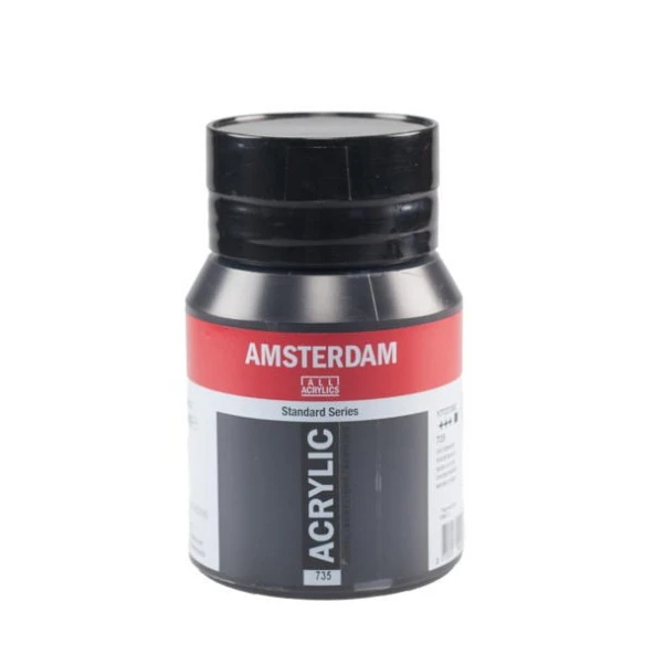 Talens Amsterdam Akrilik Boya 500 ml. 735 Oxide Black