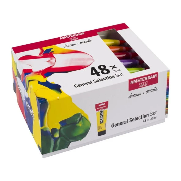 Talens Amsterdam Akrilik Boya 48 Renk x 20 ml Set