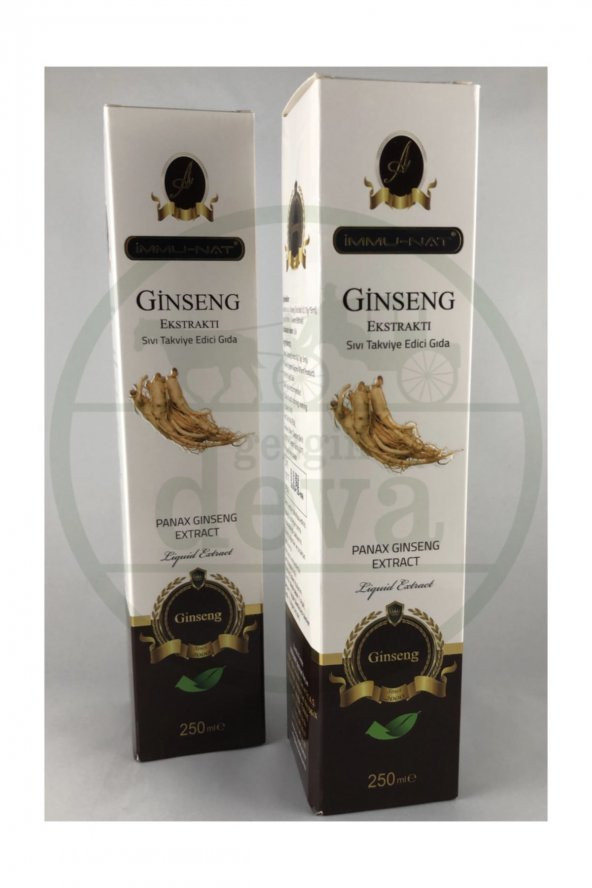 Immunat Ginseng Sıvı Ekstraktı  (2li Kampanya Paketi) 250 ml