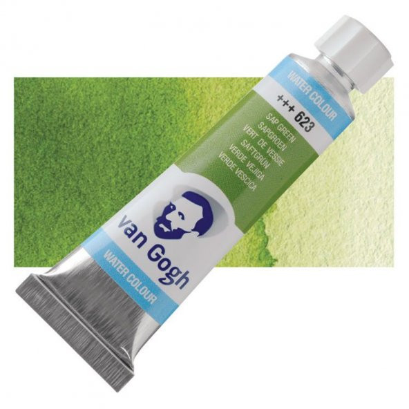 Talens Van Gogh 10 ml. Tüp Sulu Boya 623 Sap Green